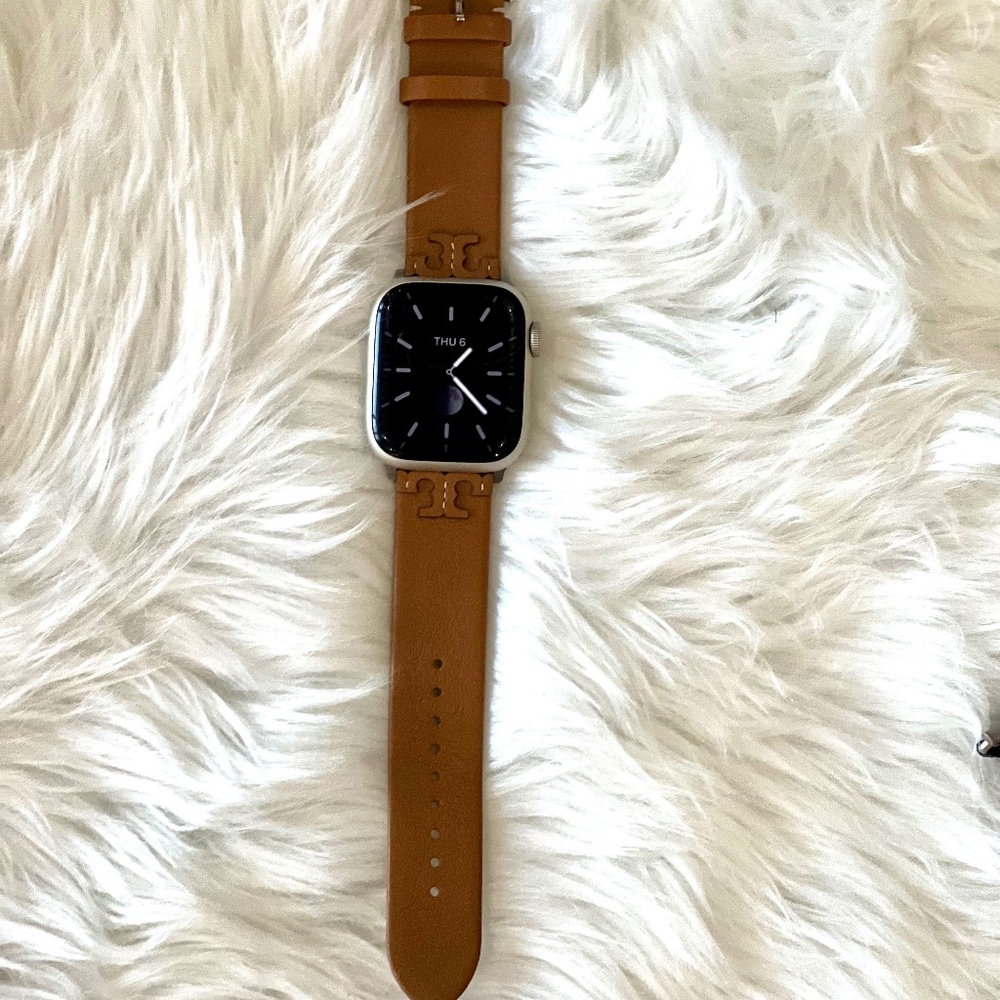 Tory Burch Leather Apple Watch Band